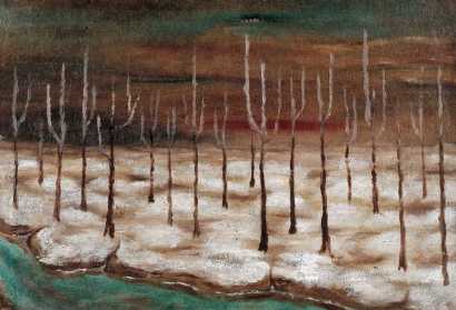 金冶 1983年作 树林